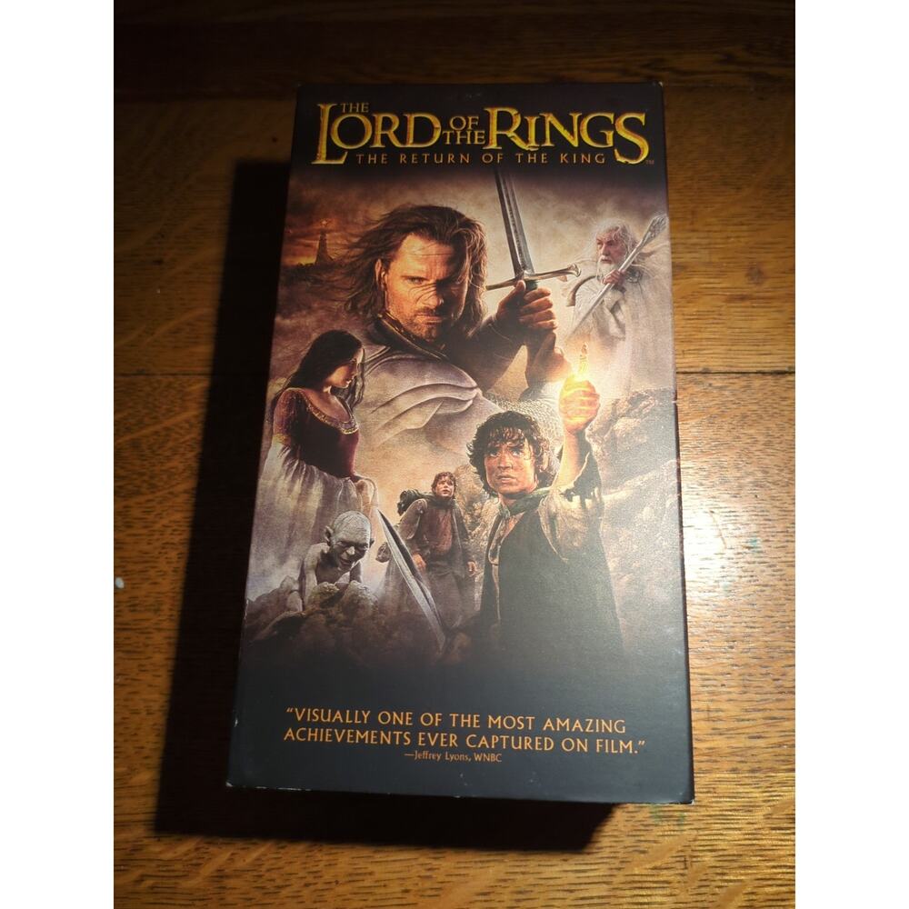 The Lord of the Rings: The Return of the King (VHS, 2004, 2-Tape Set,...